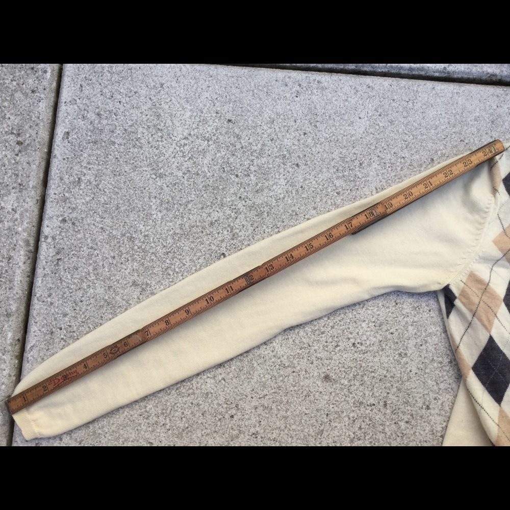 Moreno Wool Argyle Pattern Pull Over Sweater - image 6